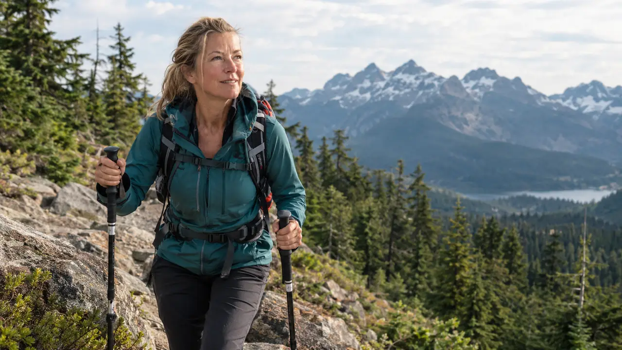 How to use trekking poles on steep trails (With the Cascade Mountain Tech Trekking Poles)